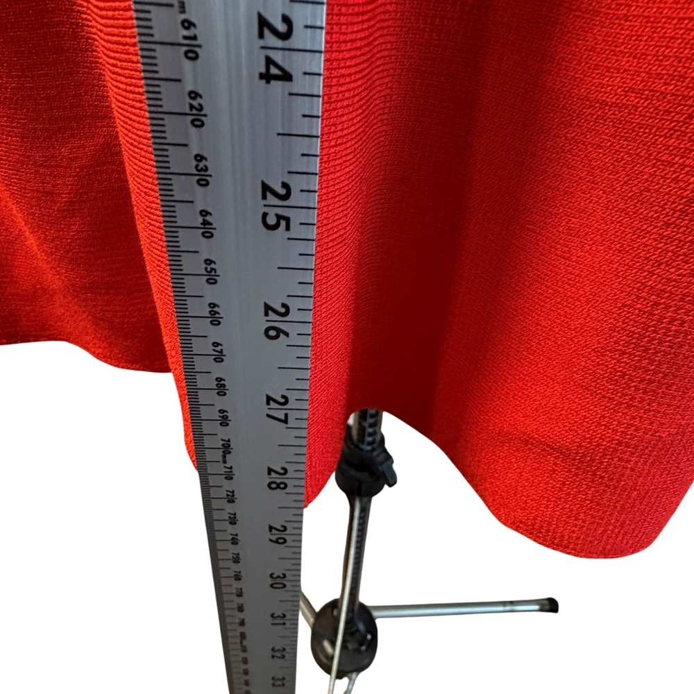 St. John‎ Geranium Red Knit Fit & Flare Dress Women Size 10 K11H0A1 NEW $1,395 - Picture 13 of 16